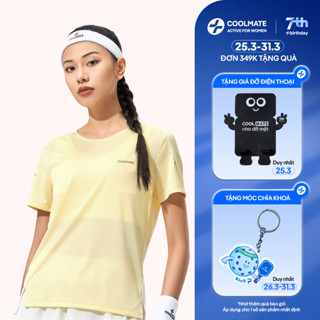 [ĐƠN 349K TẶNG QUÀ] Áo thun thể thao nữ chạy bộ Race Tee siêu nhẹ, nhanh khô, giảm ma sát - Coolmate Active For Women