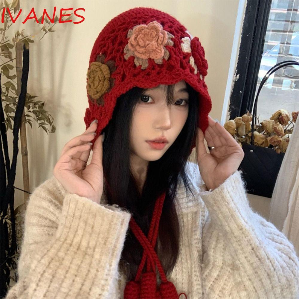Beanie Ivanes - Crochet Handmade,Style Bohemian Hàn Quốc