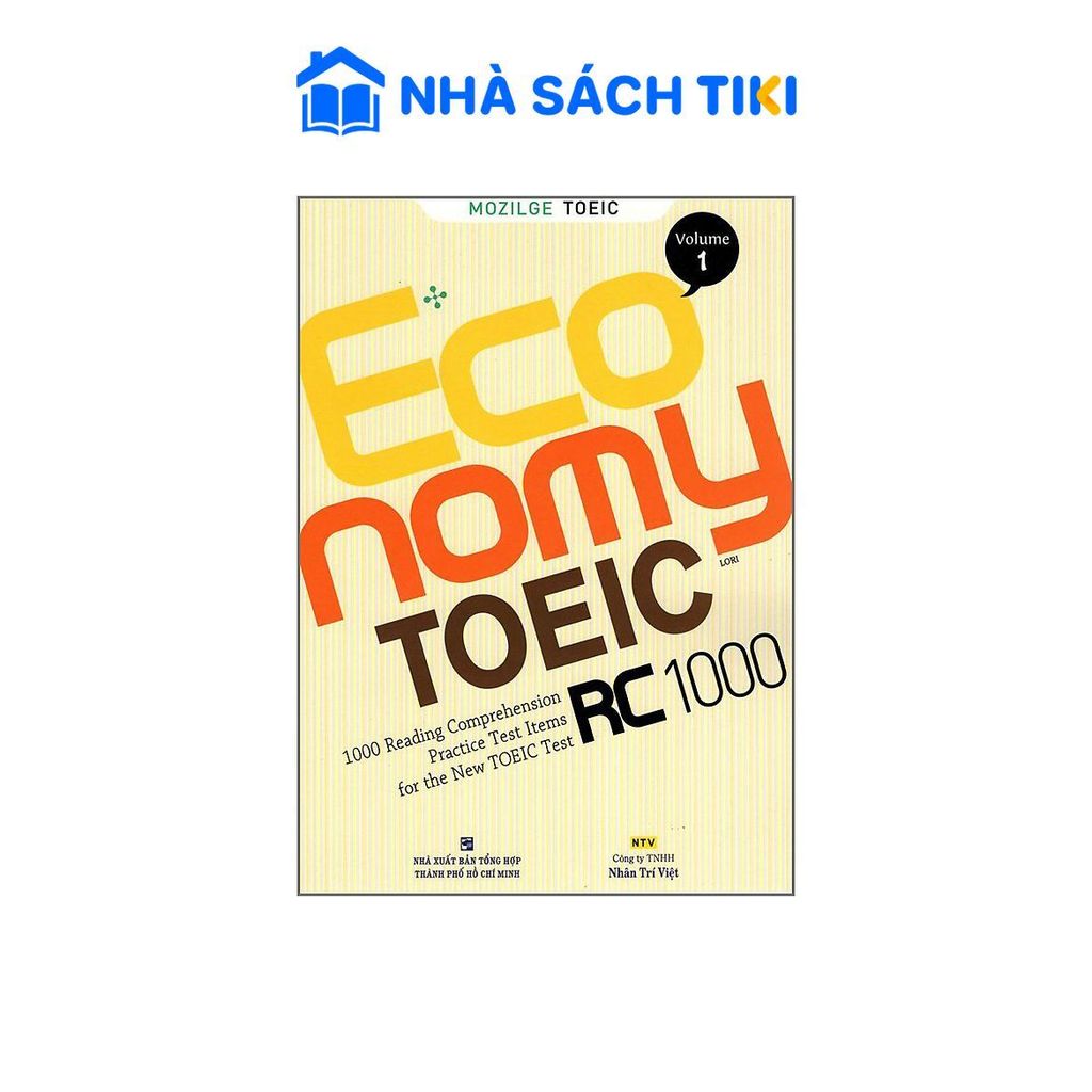 Sách Economy TOEIC RC1000 Volume 1 - Nhân Trí Việt