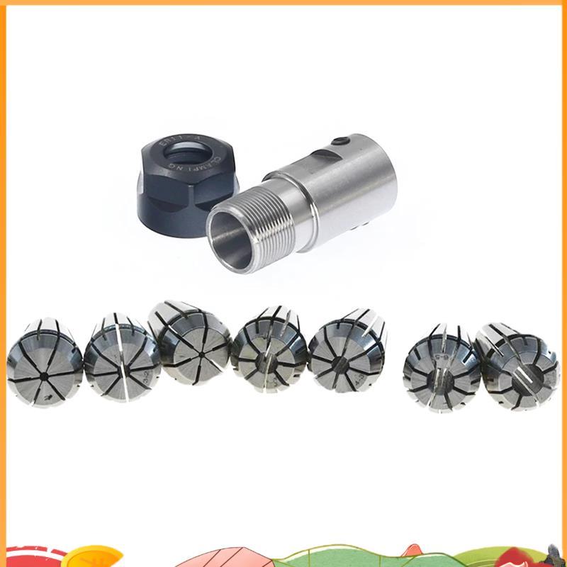 1 Bộ C25 ER20 14mm + 7 Cái 3 -12mm Collet Chuck Động Cơ Trục Nối Dài Thanh Trục Trục Trục Trục Colle
