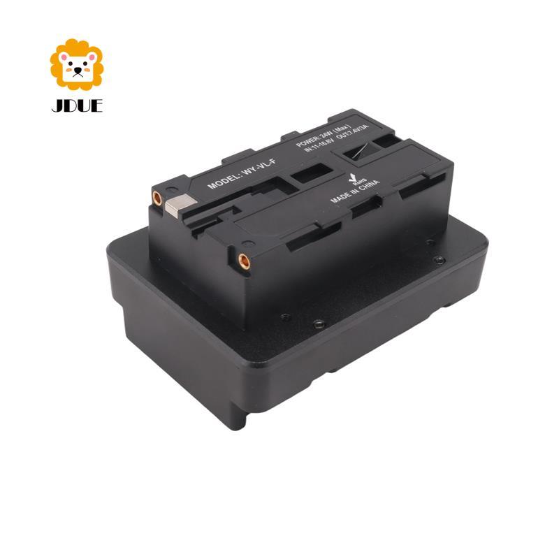 Pin V Mount V-Lock sang NP-F F550 F570 F750 F970 Tấm chuyển đổi pin giả D-Tap cho màn hình đèn LED V