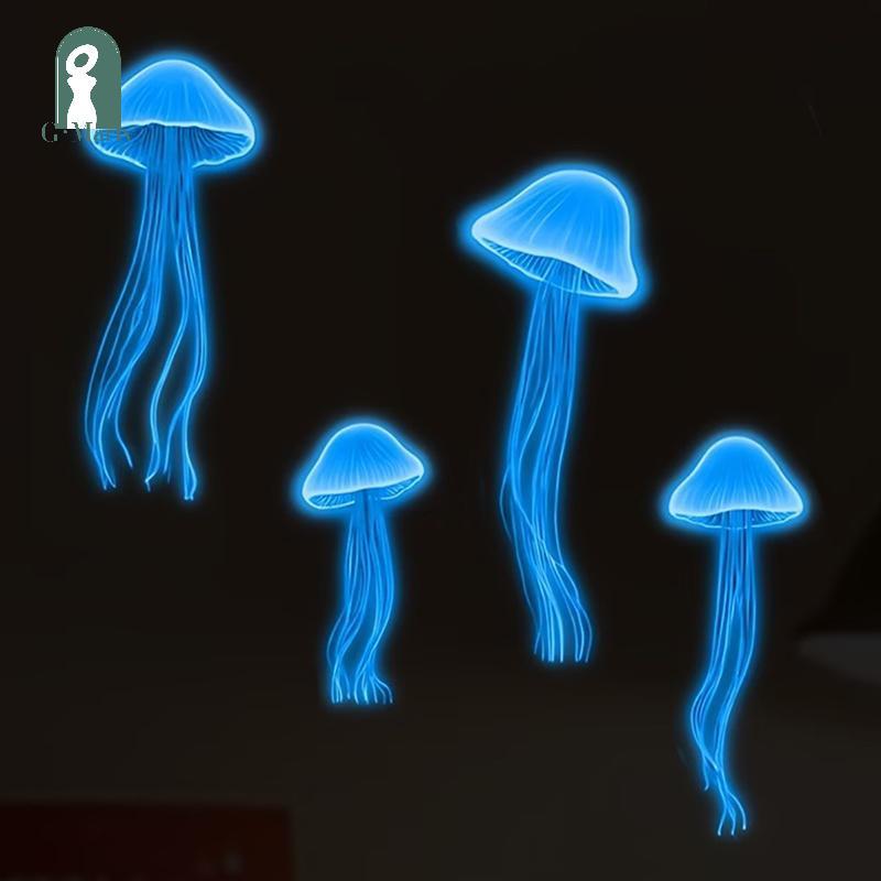 Gmarty Glow Jellyfish Wall Stiers - Phòng tắm & Trang trí xe hơi KL