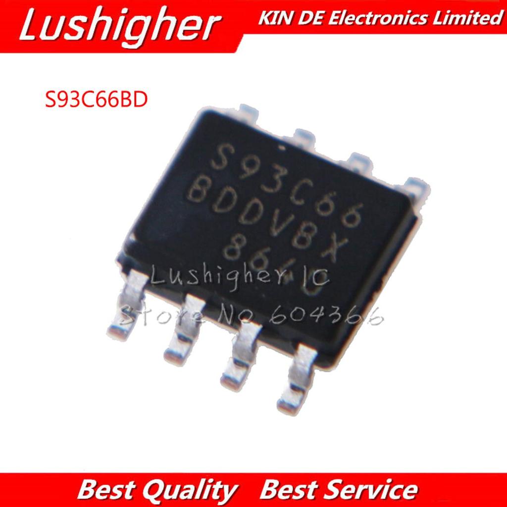 10 CÁI S93C66 S93C66BD SOP8 93C66 SOP Mới Chính Hãng