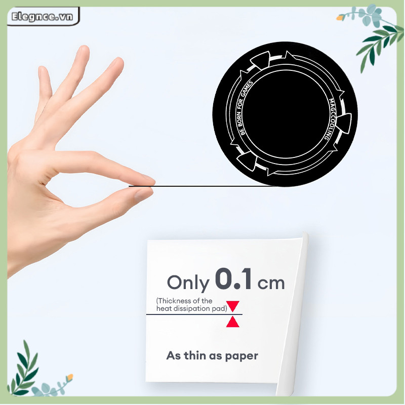 【Elevn】Tấm tản nhiệt từ tính dùng cho điện thoại và máy tính bảng thích hợp làm mát. | BigBuy360 - bigbuy360.vn