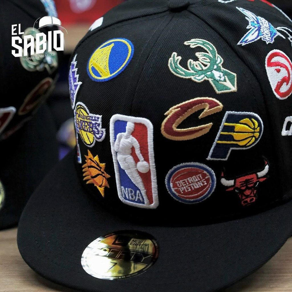 NBA x New Era 2025 All-Star Game Allover Logo được trang bị 59Fifty Snapback Cap HXXS 6WCW