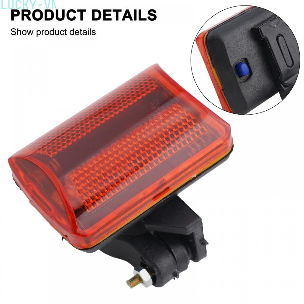 Bicycle Tail Light Battery Powered Easy Installation Flashing Water Resistant