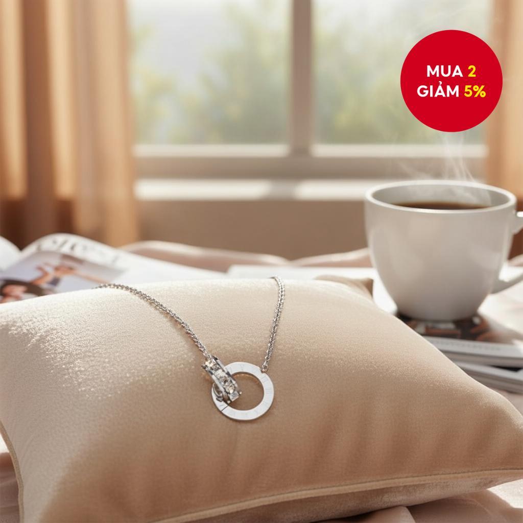 1 chiếc Vòng cổ Số La Mã Cổ Điển Mới trang sức thời trang hiện đại