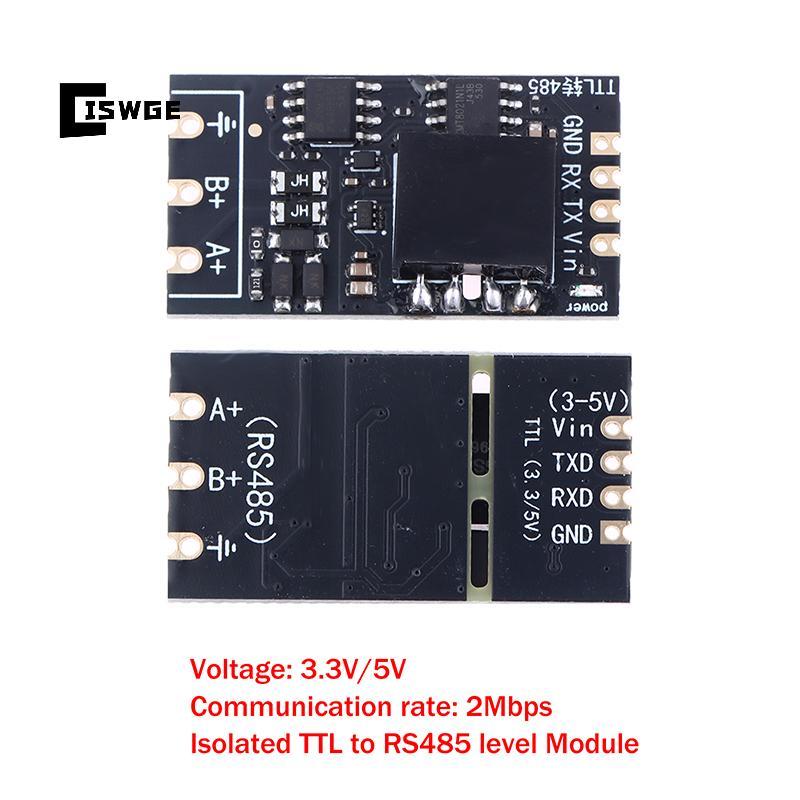 [CISWGE] 1 / 2 Cái Mô-đun bảng cấp TTL sang RS485 cách ly nối tiếp Tự động đảo ngược tốc độ cao 2Mbp