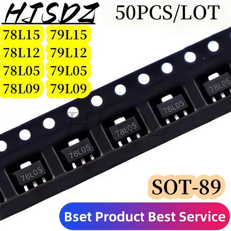 5 CÁI 78L15 / 78L05 / 78L09 / 78L12 / 79L05 / 79L09 / 79L12 / 79L15 SOT-89 Gói Ba Dòng Điều Chỉnh Đi