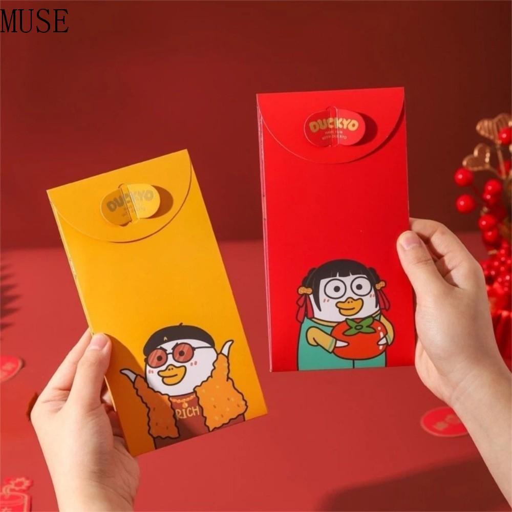 MUSE Năm Ngựa Phong Bì Đỏ, Phim Hoạt Hình 3D 2026 Túi Đỏ May Mắn, Thiết Kế Cá Tính Truyền Thống Phướ