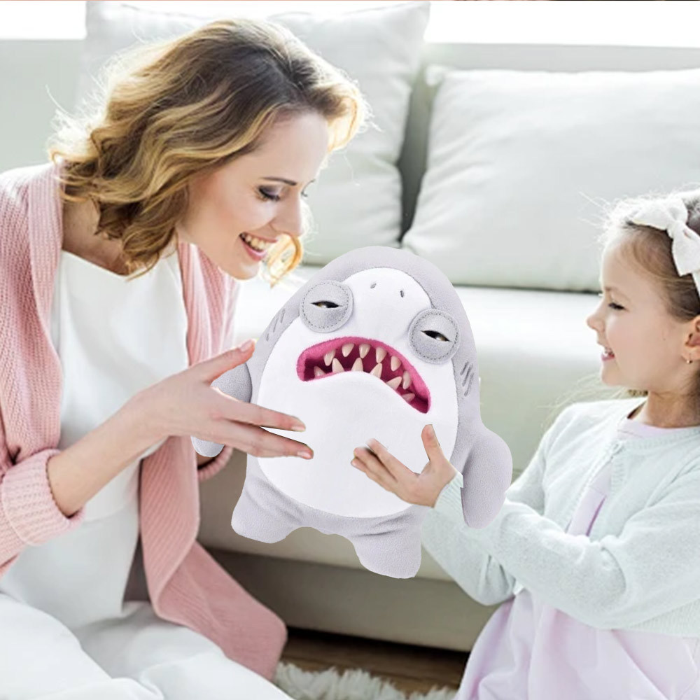 Fuggler Jaws Doll Ugly Kawaii Soft Plush Stuffed Teeth Monster Genuine Toys
