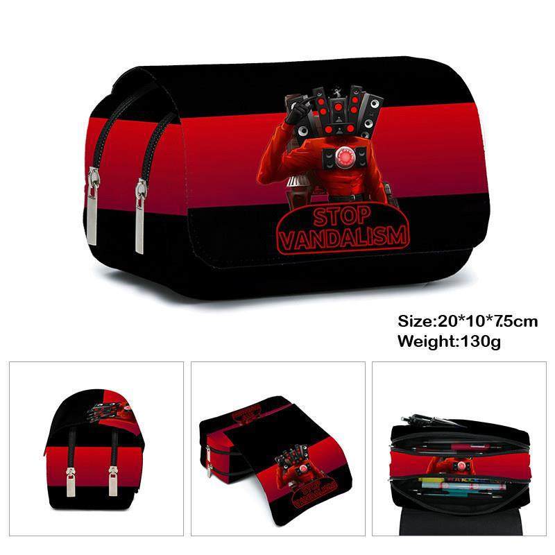 lego skibidi toilet robot Sản phẩm mới nhà vệ sinh người skibidi toilet túi đựng bút trẻ em học sinh