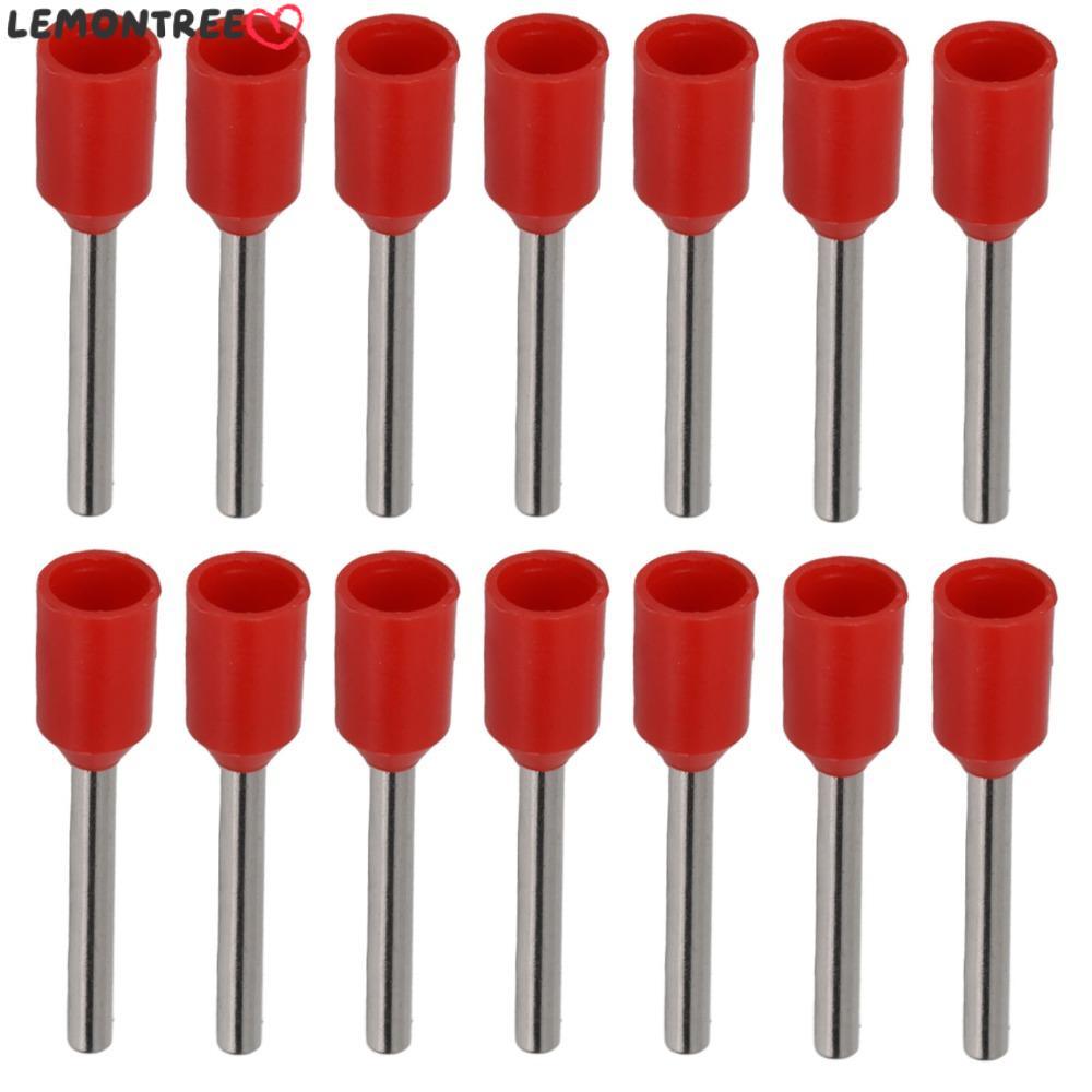 LEMONTREE 1000 Cái Bộ Đầu Nối Ferrule Dây, Màu Đỏ Cho AWG22 (0.5mm2) Dây Cách Nhiệt Ferrules Termina