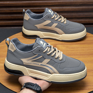 [Sản phẩm mới] Giày thể thao da thông thường năm Thoải mái thoáng khí Hợp thời trang Giày chạy bộ phù hợp Giày thể thao nam [Giảm giá hấp dẫn]