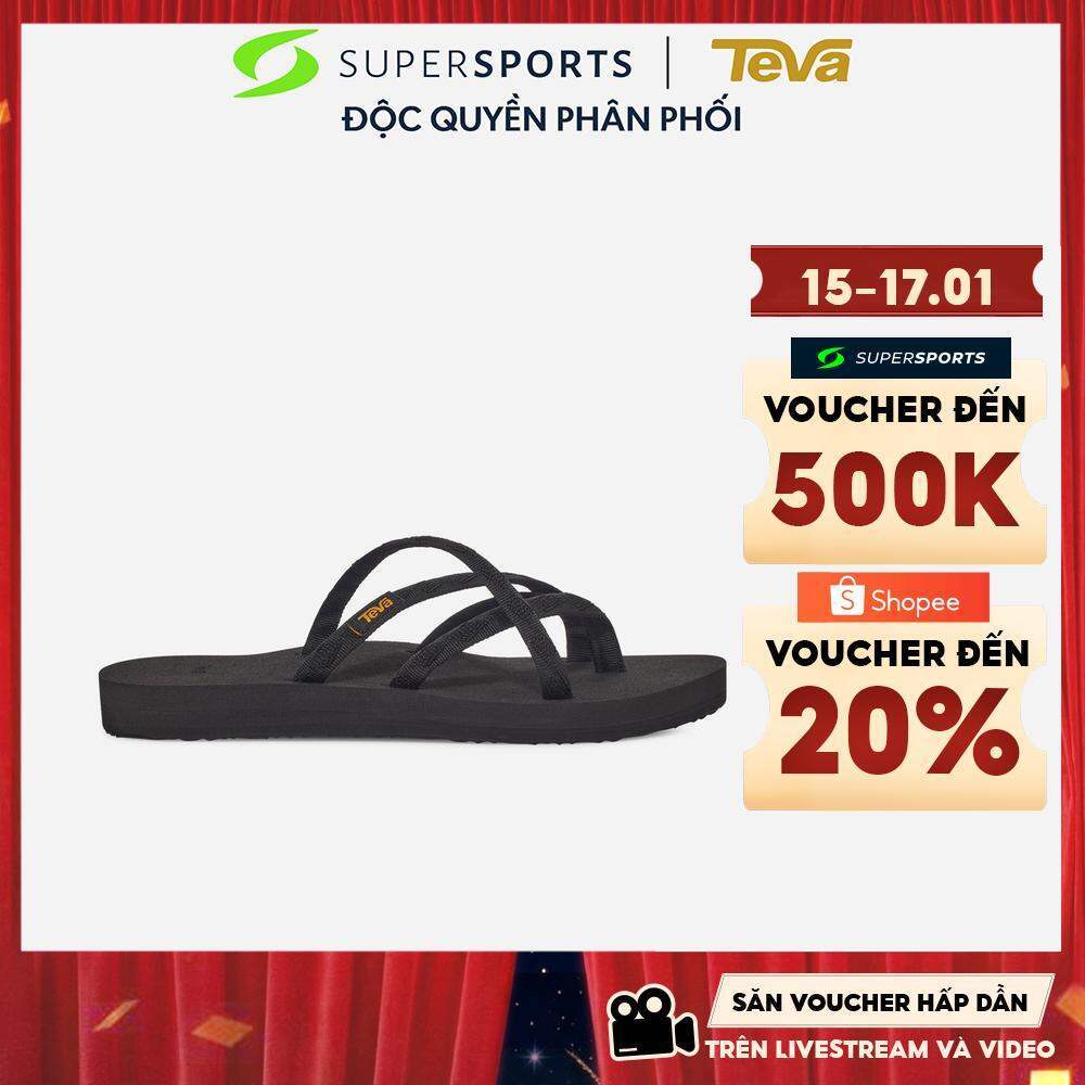 Dép Xỏ Ngón Nữ Teva Olowahu - Đen - 6840-MBOB LS400