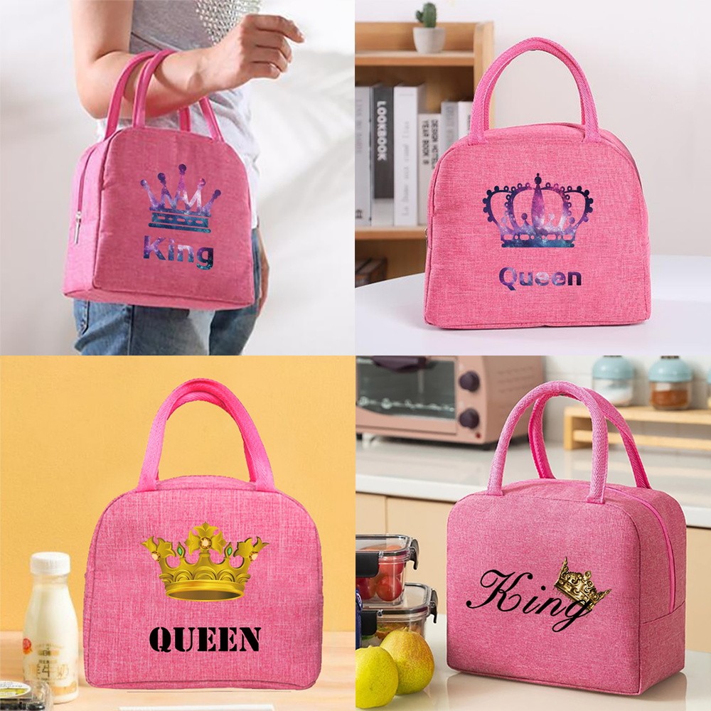 Insulated lunch bag handbag lunch bag Leak-proof In stock Outdoor picnic Thickened Student portable 