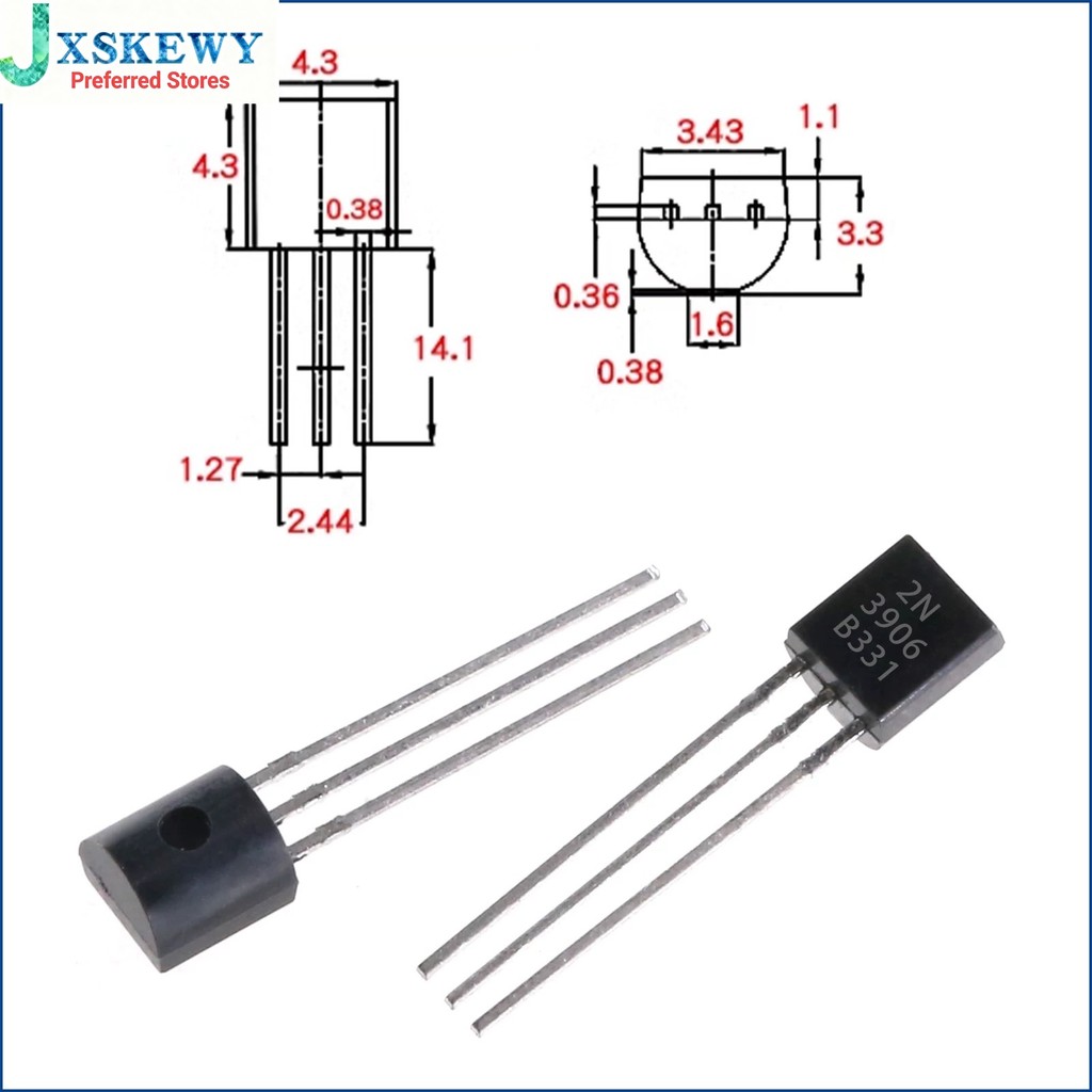 100 Chiếc TO-92 NPN Transistor 2N3904 2N2907 2N4401 2N5501 Nhiều Mẫu Các Loại