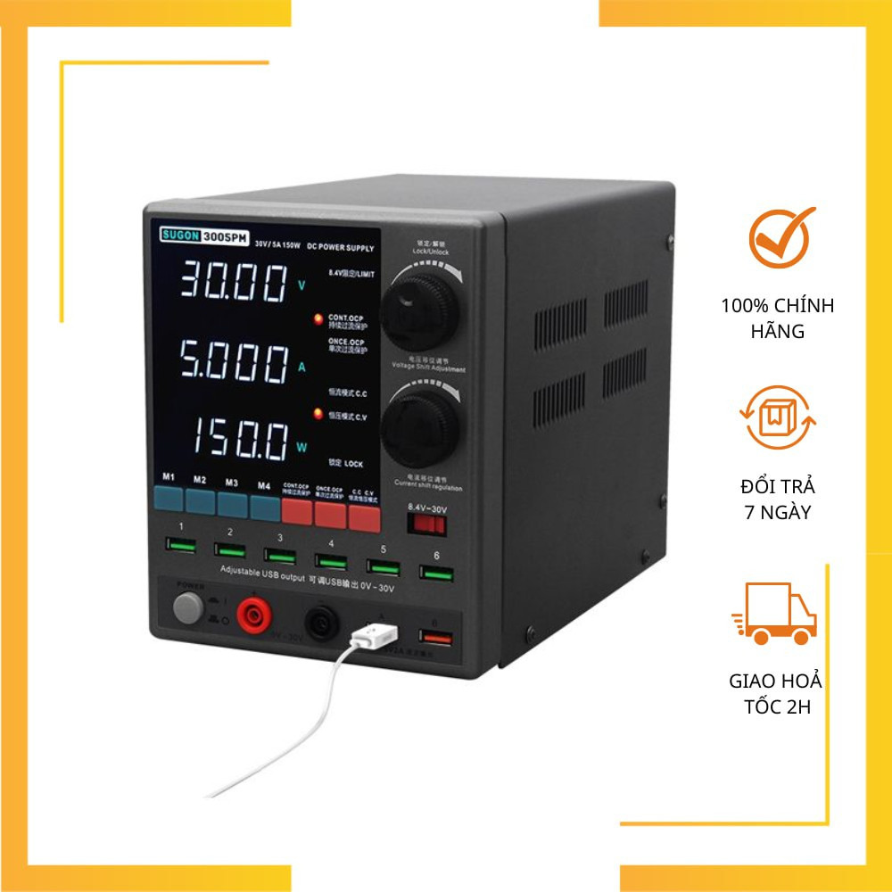 Máy cấp nguồn Sugon 3005PM (30V 5A)