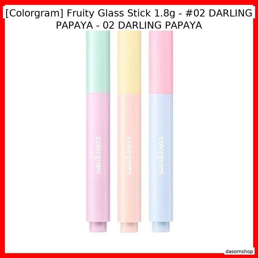 [Colorgram] Que thủy tinh trái cây 1.8g - #02 DARLING PAPAYA - 02 DARLING PAPAYA / Que thủy tinh trá