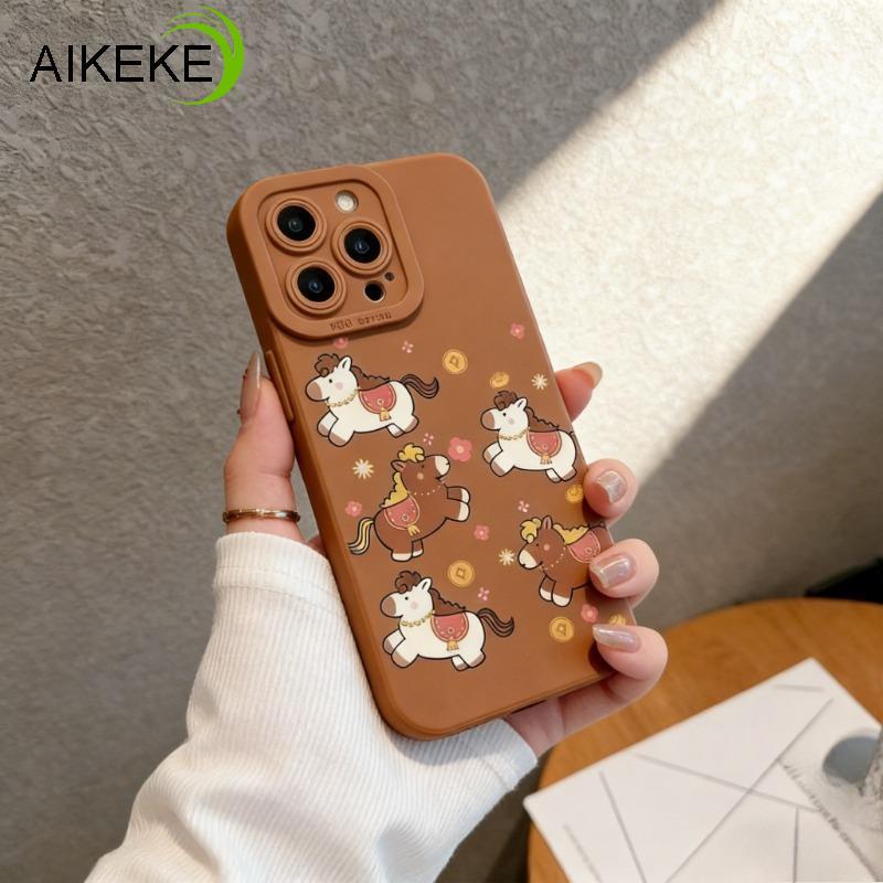 Đơn Giản Năm Mới Dễ Thương Pony Ốp lưng iTEL S25 Ultra S24 S23 P65 P55 Plus A90 A80 A70 A60 A50C RS4