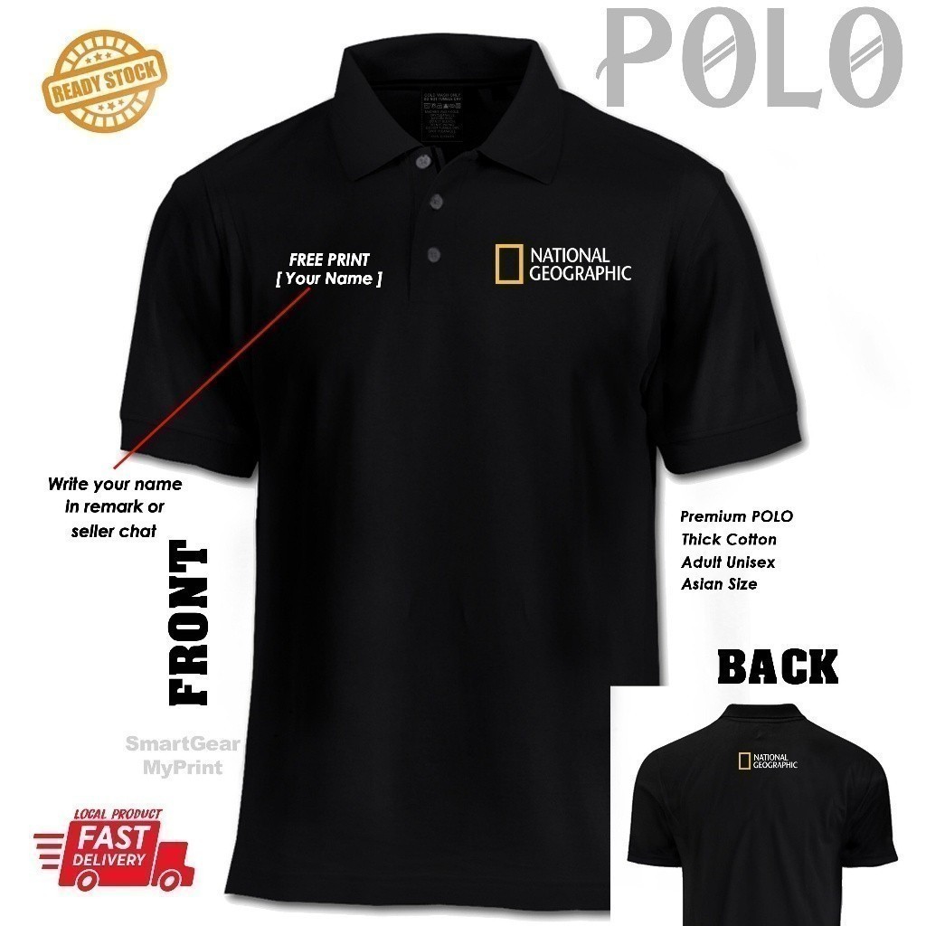 2026 Bởi thời trang National Geographic Natgeo discovery channel áo sơ mi cổ