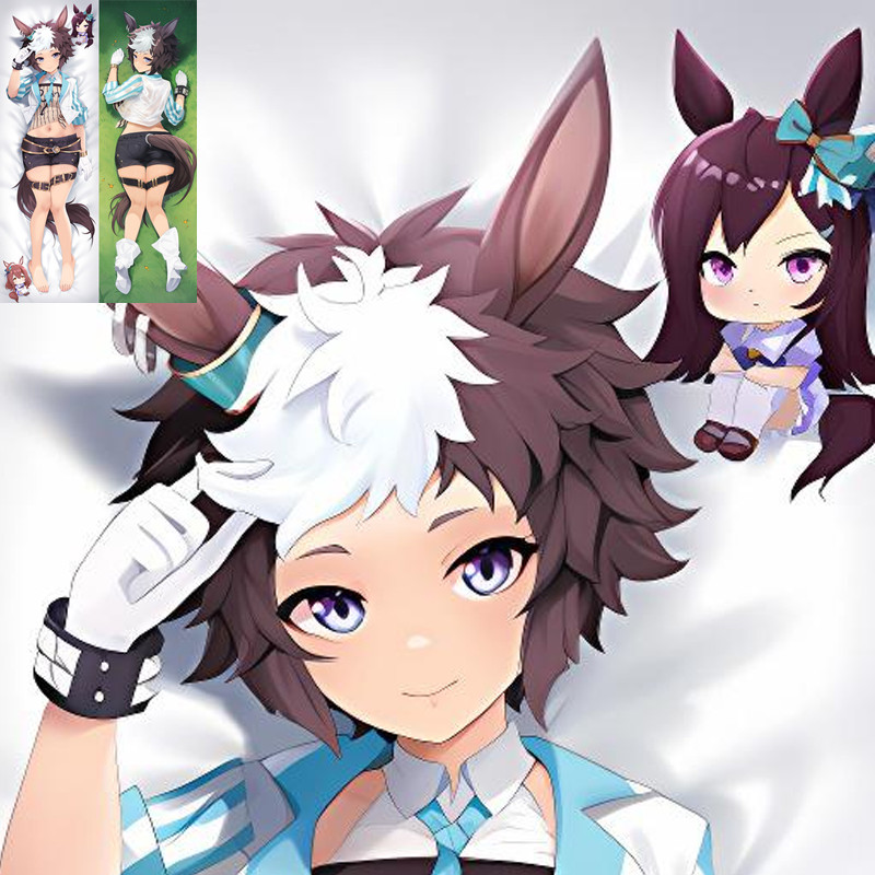 Umamusume: Pretty Derby Mejiro Ryan Dakimakura Full Gối Nhật Bản Otaku Gối Đệm