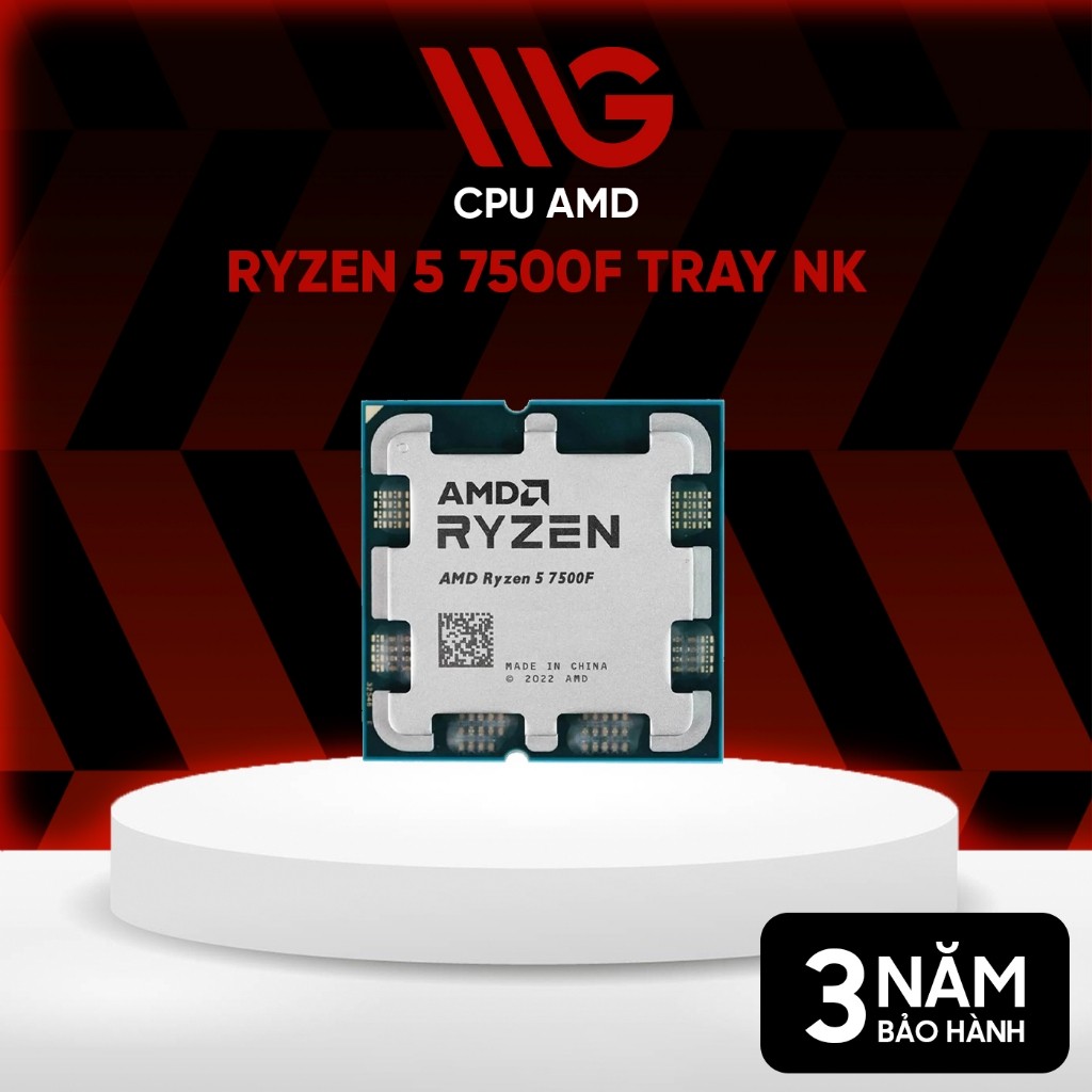 CPU - Bộ Vi Xử Lý AMD Ryzen 5 5500 / Ryzen 5 7500F / Ryzen 7 5700X Tray - Box CH