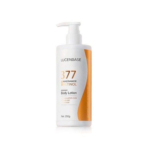 Dưỡng Thể Lucenbase 377 Niacinamide+Retinol Essence Body Lotion Dưỡng Sáng Da 250g
