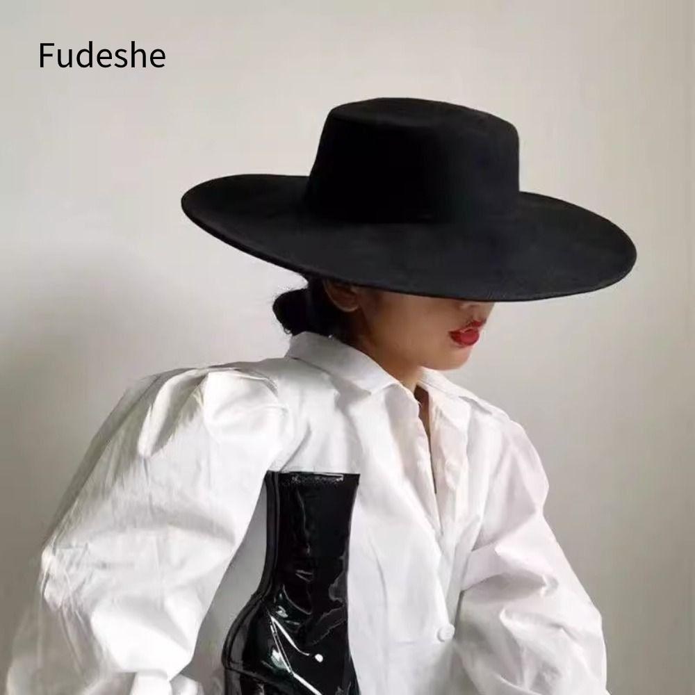 FUIDESHE Nữ Flatcap Andeh Rộng, Style Retro Hepburn, Mũ gentlemen