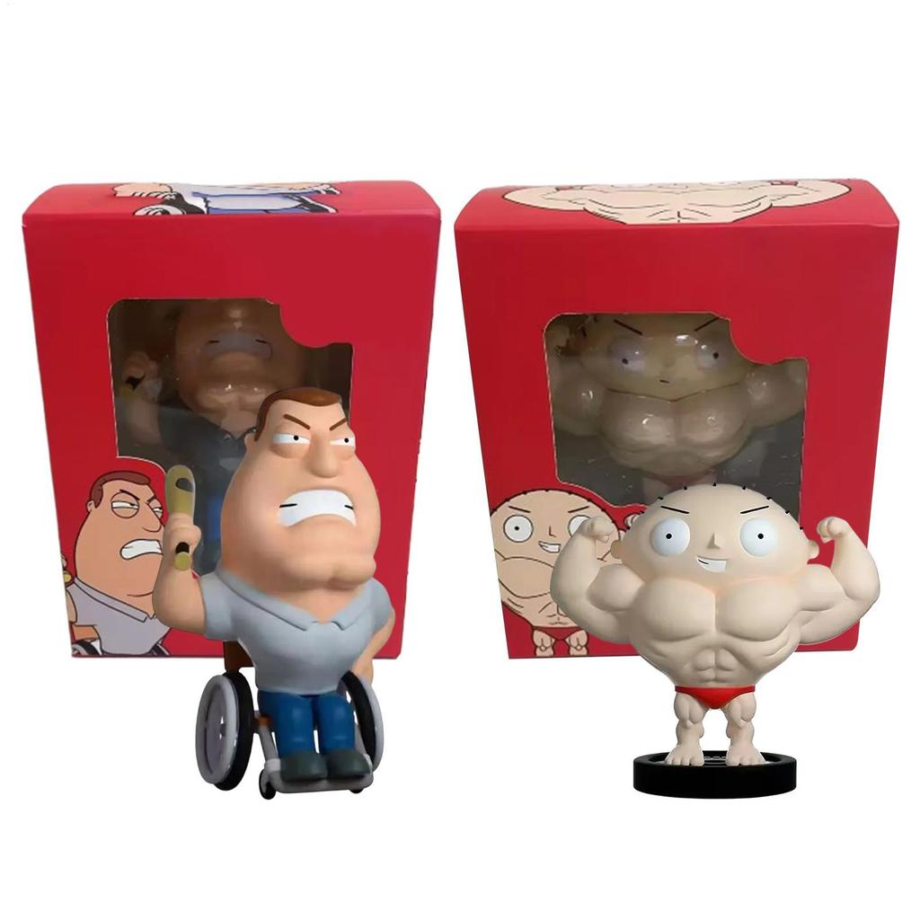 Bức tượng / mô hình Family Guy Joe Swanson, làm bằng nhựa PVC. teaimvn