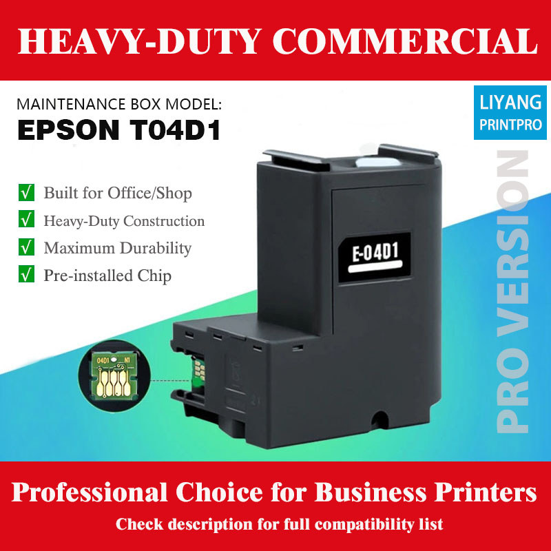 T04D1 Hộp Bảo Trì Cho Epson L11050 L6270 L6170 L6190 L6260 L6290 M1180 M2140 L14150 M3170