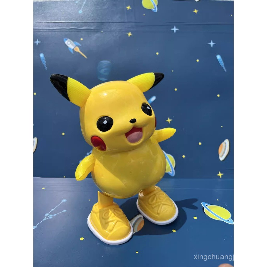 Nhảy Múa Pikachu Trẻ Em Bé Trai Pikachu Pikachu Elf Đèn Điện Buổi Hòa Nhạc Đồ Chơi Hát Giáo Dục