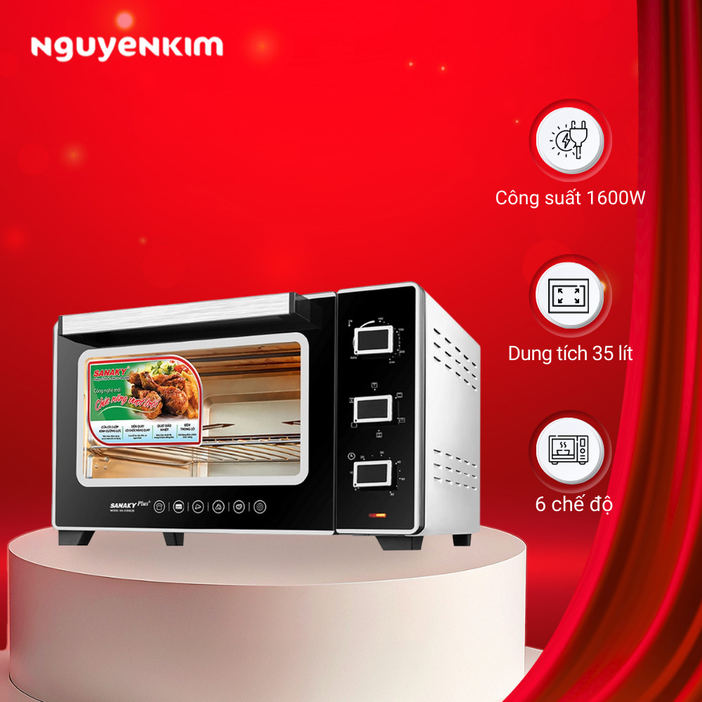 Lò nướng Sanaky 35 lít VH-3599N2D