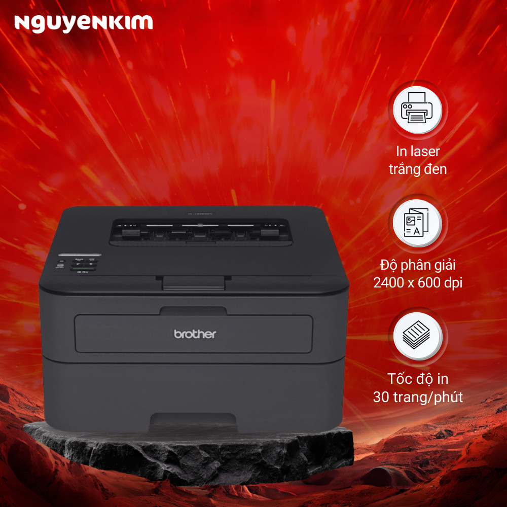 Máy in laser Brother HL-L2366DW - Hàng chính hãng