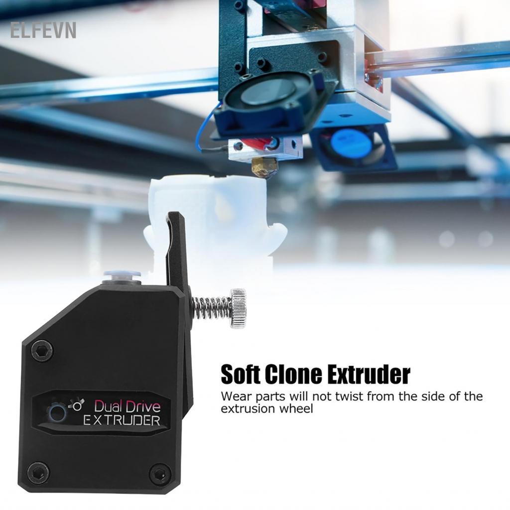 Elfevn Bộ máy đùn máy in 3D ERYUE Thiết kế tối ưu Phụ kiện giảm bánh răng đôi dành cho những người đ