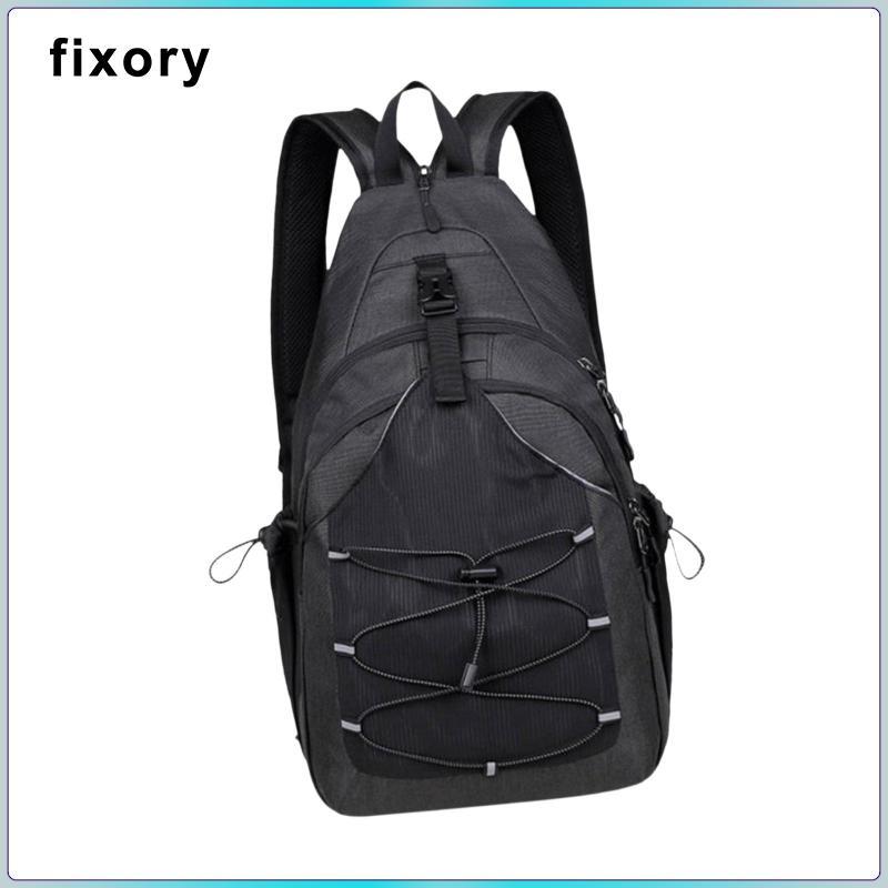 Ba lô nam Túi đeo ngực có dây kéo Túi chống nước thông thường sành điệu