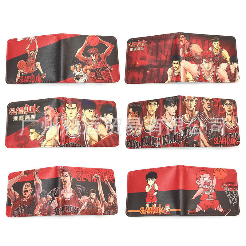 Ví đựng tiền xu 4XVF Ví PU Slam Dunk