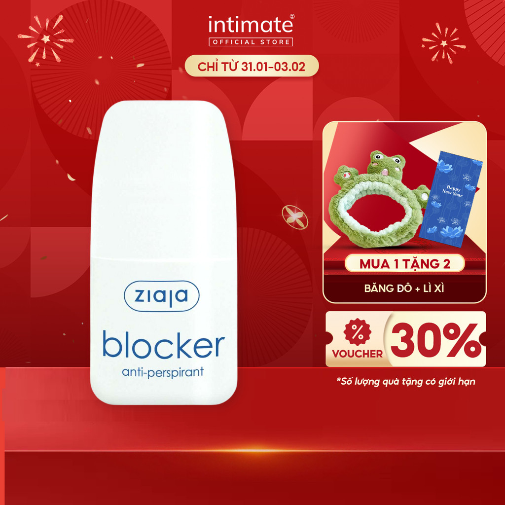 Lăn Nách Khử Mùi Kiểm Soát Mồ Hôi Blocker Anti-perspirant ZIAJA Giúp Dưỡng Ẩm, Thẩm Thấu Hoàn Toàn 6