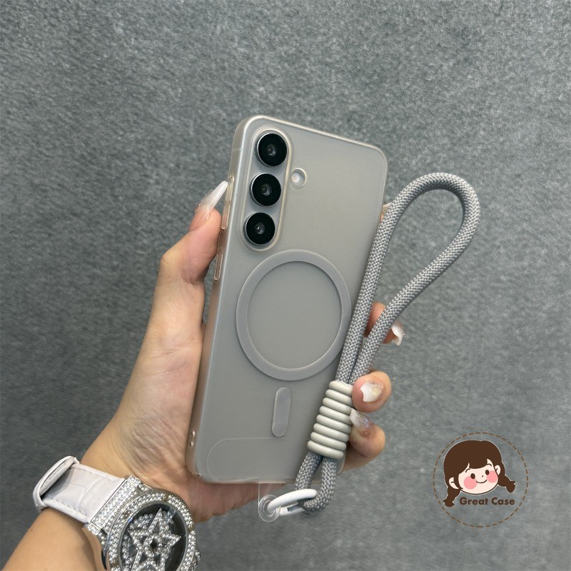 Ốp Điện Thoại Từ Tính Ice Mist Cho Samsung Galaxy S26 S20 Ultra Edge Plus FE Lite Note 20 Ultra M16 