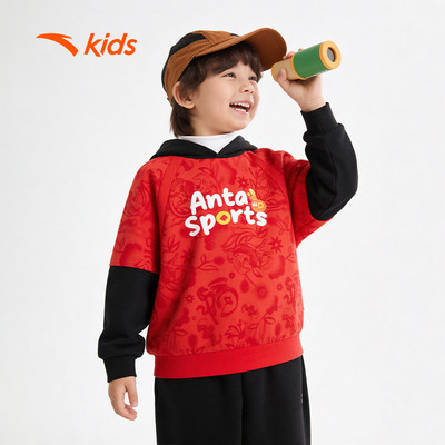 ANTA Kids Áo Hoodie Thời Trang Bé Trai 3526A9722