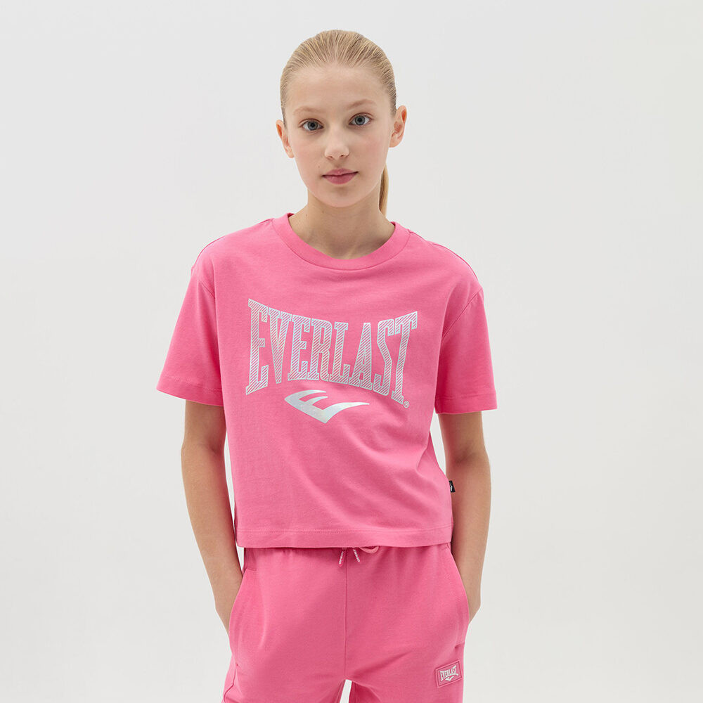 OVS - Áo Thun Bé Gái T-Shirt Logo Pink - 2125169-2125174