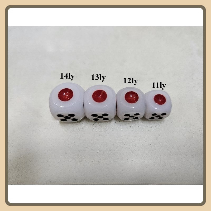 2 Viên Xí Ngầu Cao Cấp (Xúc Xắc Cao Cấp) Đủ Size