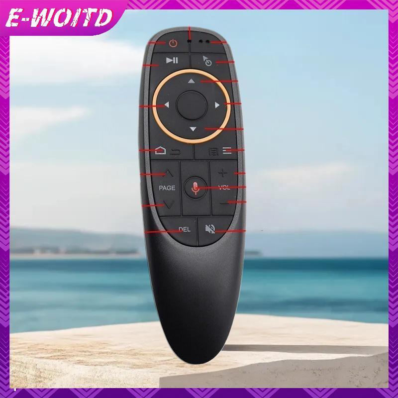 E-WOITD GAMINJA G10S Air Mouse Điều khiển từ xa bằng giọng nói Con quay hồi chuyển không dây 2.4G IR