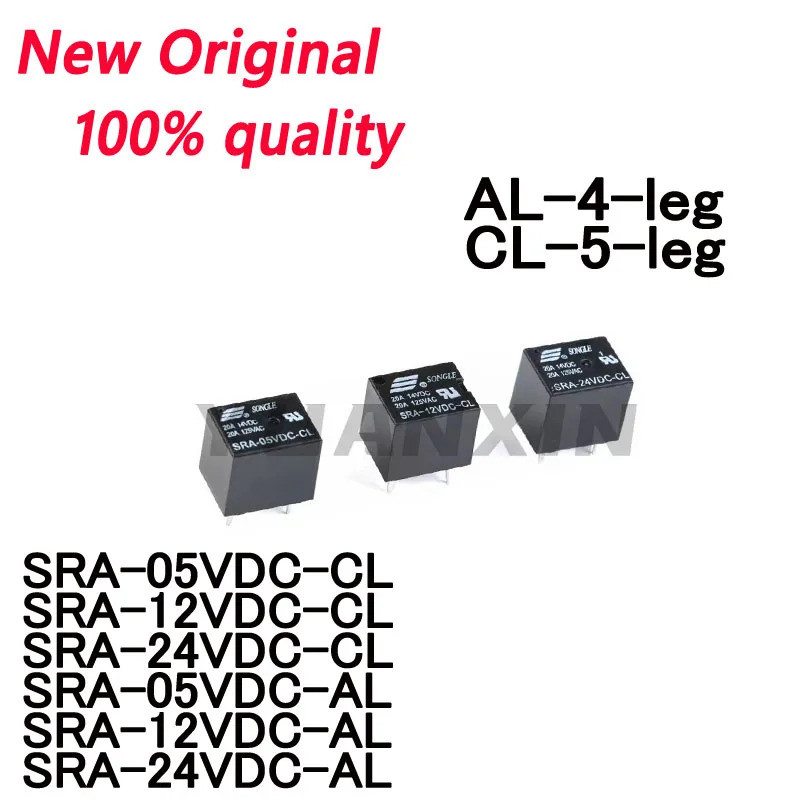 5 CÁI SRA-05VDC-CL SRA-12VDC-CL SRA-24VDC-CL SRA-05VDC-AL SRA-12VDC-AL SRA-24VDC-AL Songle rơle Còn 