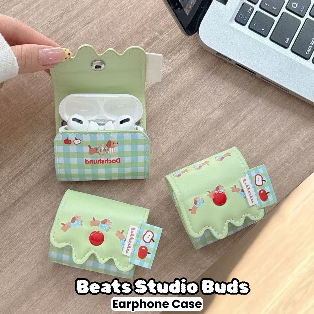 [Yoshida] Dành Cho Beats Studio Buds Case Hoạt Hình Dễ Thương Dệt Thủ Công Vỏ Tai Nghe Vỏ