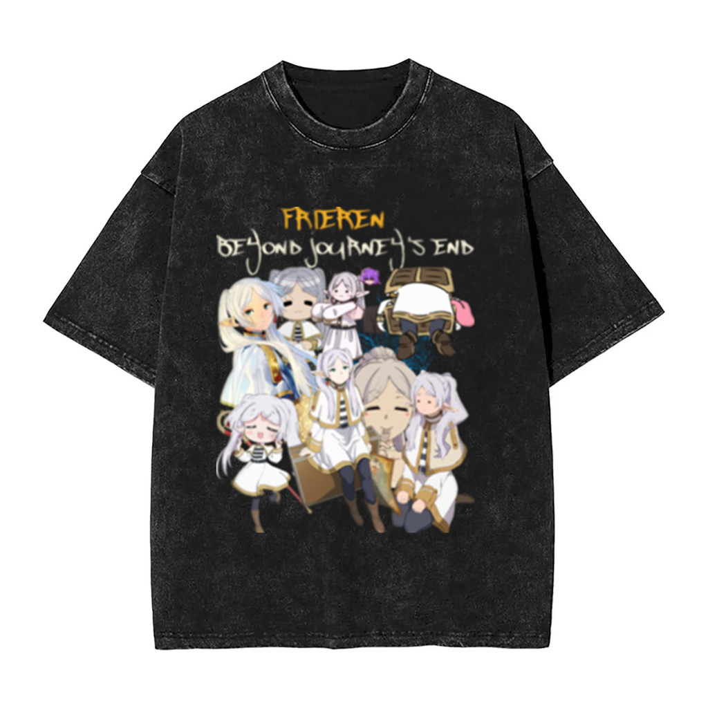 Áo thun cotton 100%, thiết kế Frieren: Beyond Journey's End