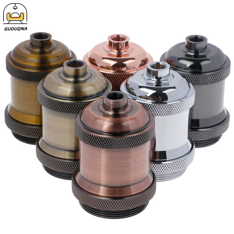 GUOUQNA Retro Edison Đèn Soet E27 Trang Trí Vintage Mặt Dây Chuyền Đèn