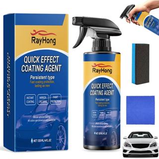 Xịt chất phủ hành động nhanh ô tô tiên tiến, Xịt sơn ô tô, Chất phủ hành động nhanh phong cách mới 2025, Xịt đánh bóng sáp trầy xước, Không rửa nước, Chất tẩy rửa kính nhũ hóa màng dầu