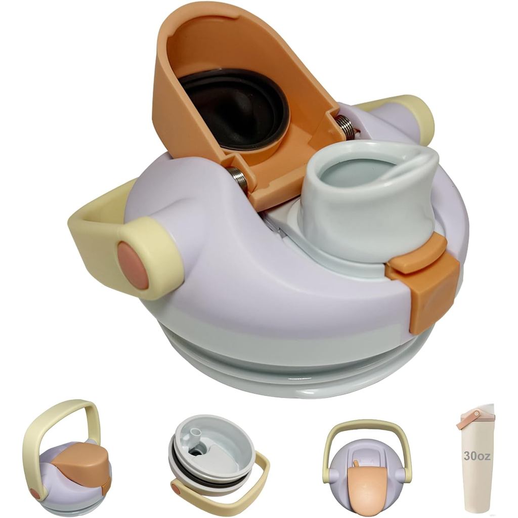 Nắp thay thế cho chai nước Owala FreeZip Sway, Phụ kiện thay thế với Owala FreeZip Sway 30oz, Phụ ki