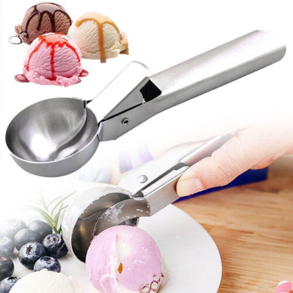 Thép không gỉ Kem Scoooper Cookie Dough Transper Kitchen Scoop Sử dụng Essentials Kitchen R9g6